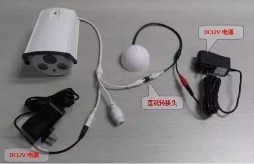 攝像頭與拾音器單獨供電連接示意圖